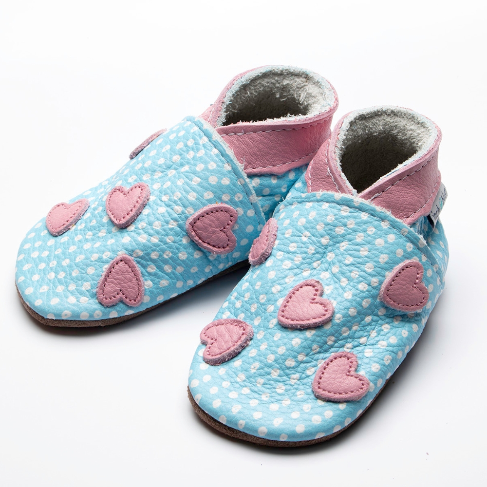 Cariad Baby Blue Polka Dot